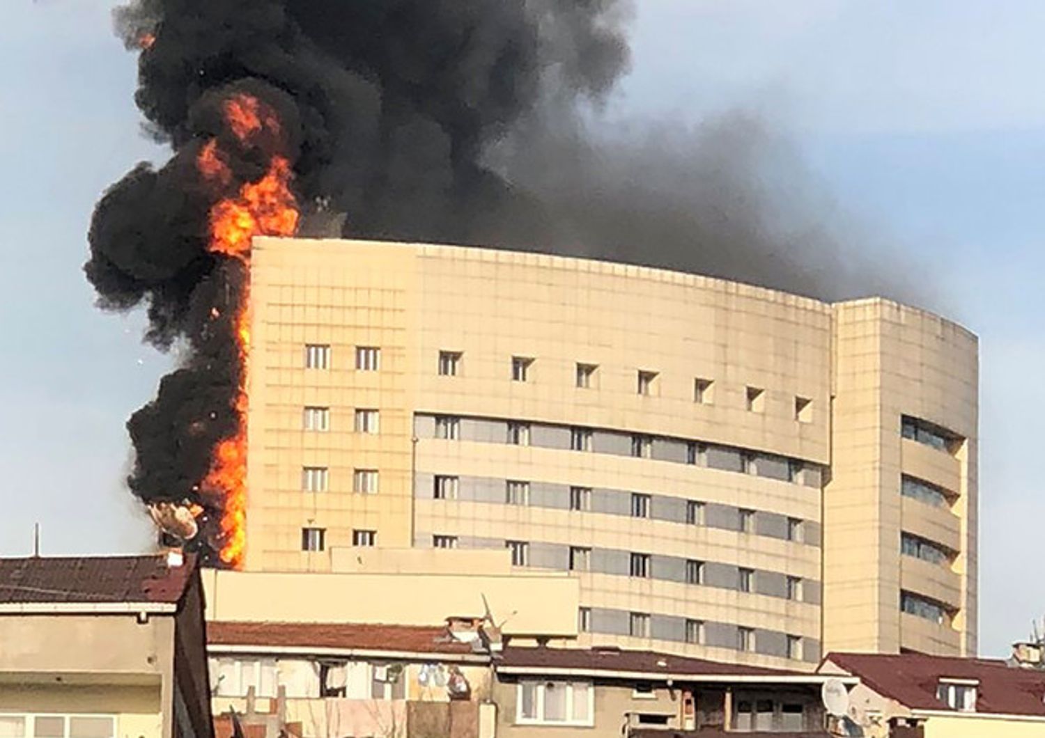 &nbsp;Incendio in ospedale Istanbul