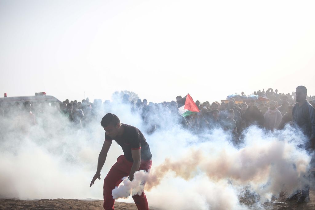 &nbsp;proteste a Gaza (AFP)
