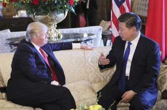 &nbsp;Donald Trump e Xi Jinping