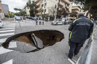 &nbsp; Voragini buche roma