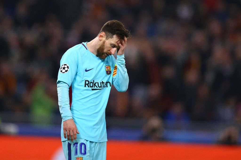 &nbsp;Messi sconsolato