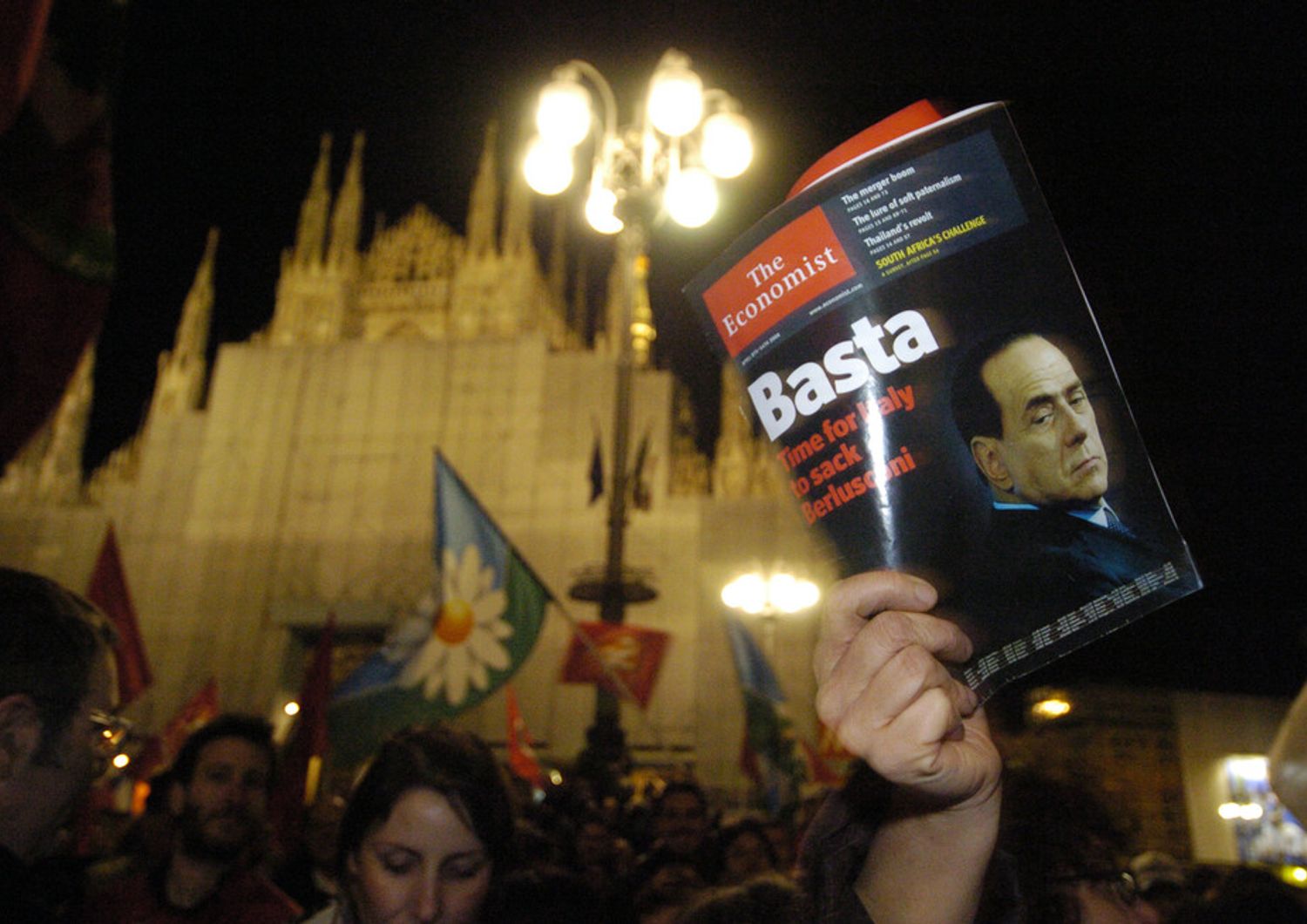 &nbsp;Berlusconi sulla copertina dell'Economist nel 2008