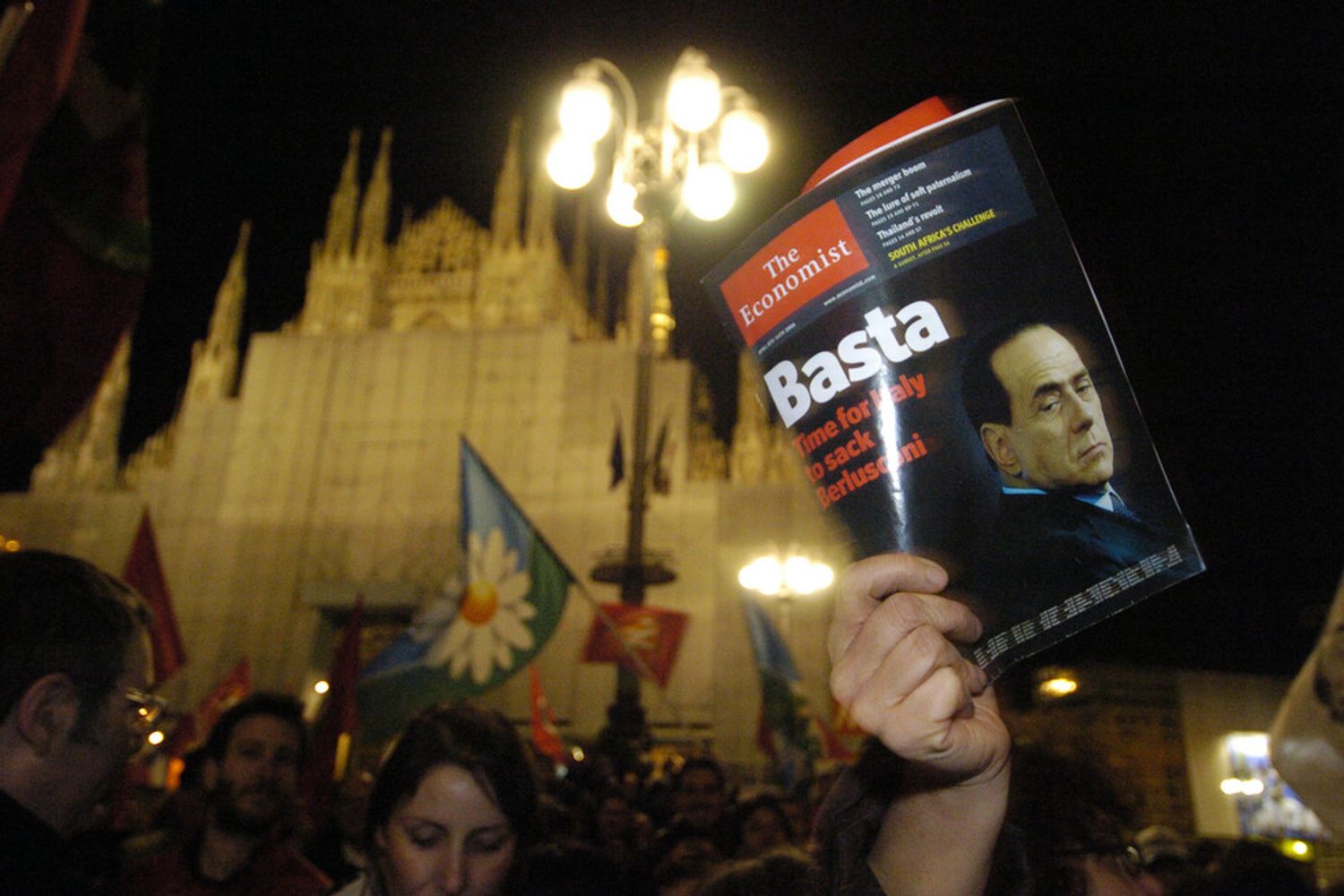 &nbsp;Berlusconi sulla copertina dell'Economist nel 2008