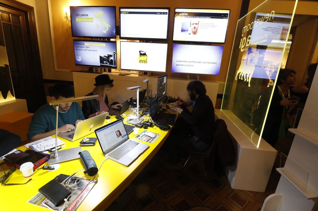 La newsroom Agi al Festival del giornalismo di Perugia&nbsp;