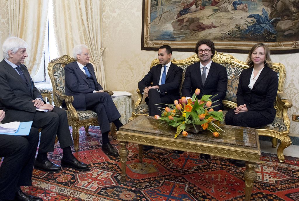 &nbsp;Mattarella riceve il gruppo di M5s per le consultazioni