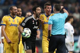 &nbsp;Buffon espulso in Real-Juventus