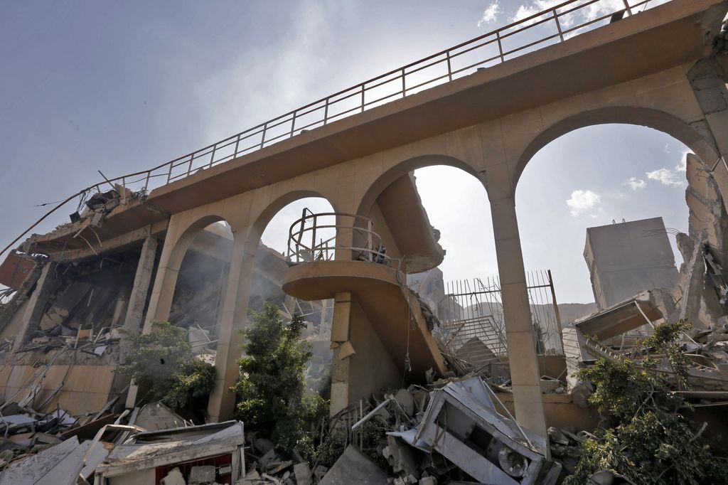 &nbsp;Damasco, una delle aree colpita dal bombardamento