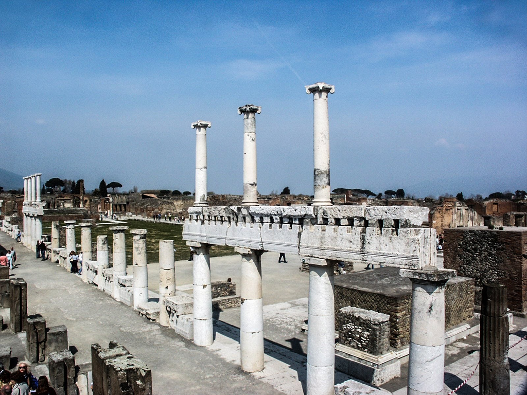 &nbsp;Gli scavi di Pompei