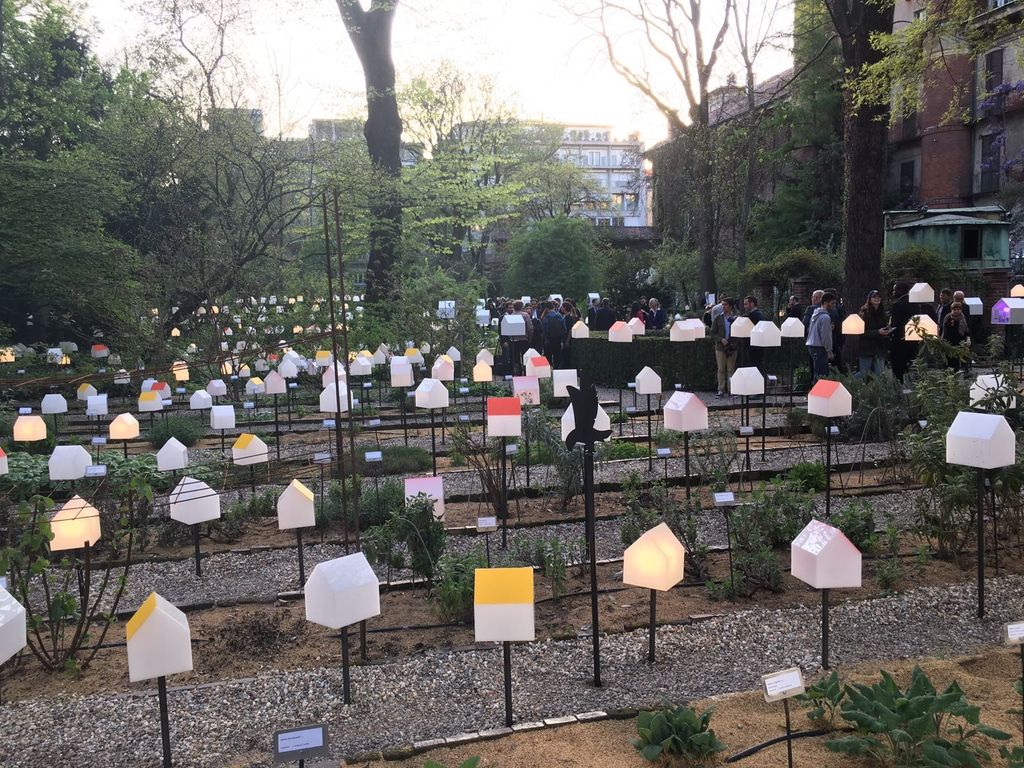 &nbsp;L'istallazione di Mario Cucinella all'Orto botanico di Brera