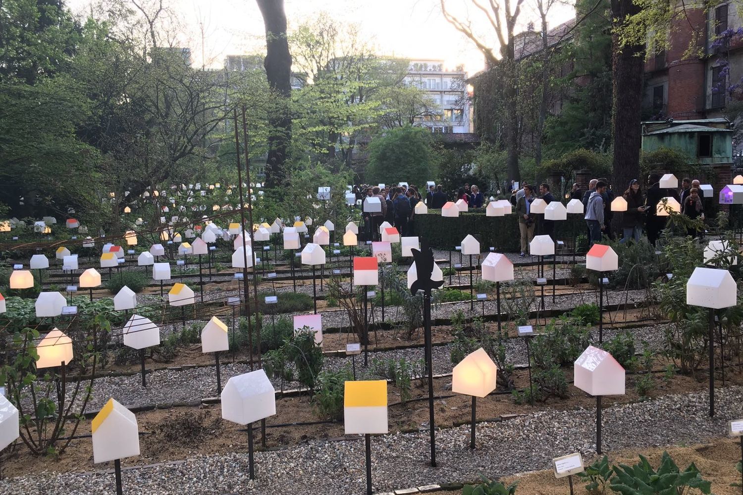 &nbsp;L'istallazione di Mario Cucinella all'Orto botanico di Brera
