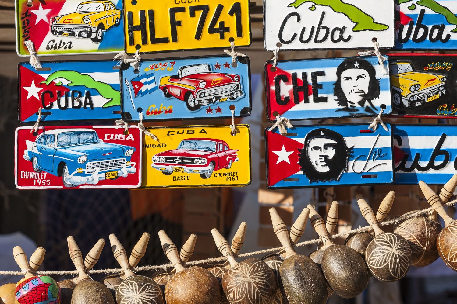 &nbsp;Souvenir in un negozio di Cuba