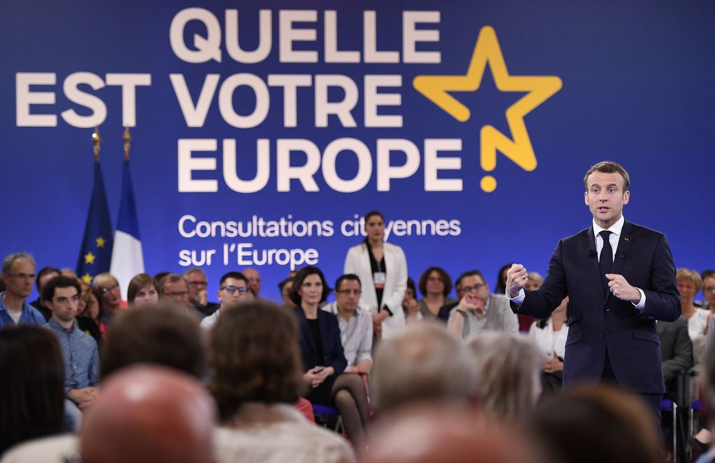 &nbsp; Il presidente francese Emmanuel Macron