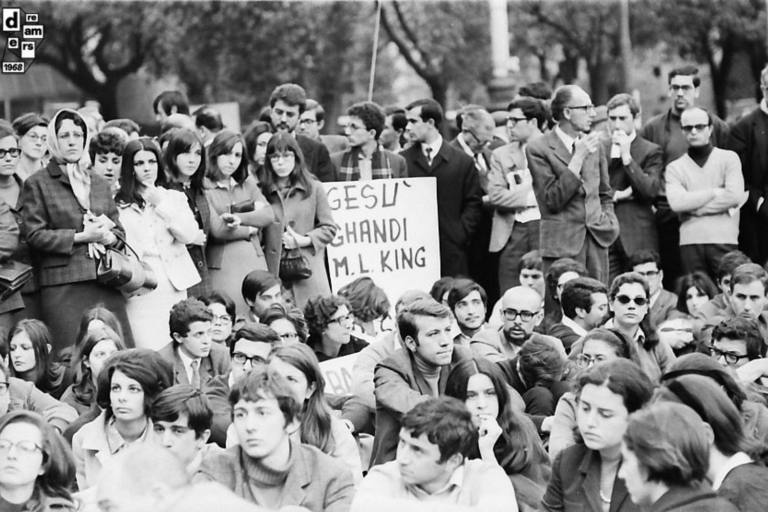 Dreamers - Roma, manifestazione a Piazza Esedra dopo la morte di Martin Luther King, 6 aprile&nbsp;