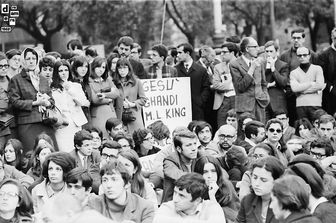 Dreamers - Roma, manifestazione a Piazza Esedra dopo la morte di Martin Luther King, 6 aprile&nbsp;