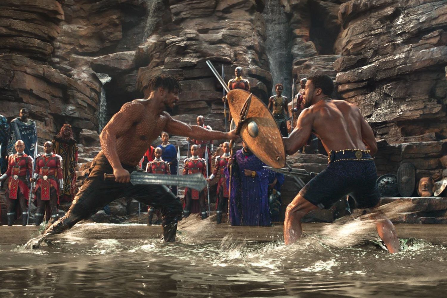 &nbsp;Una scena del film Black Panter