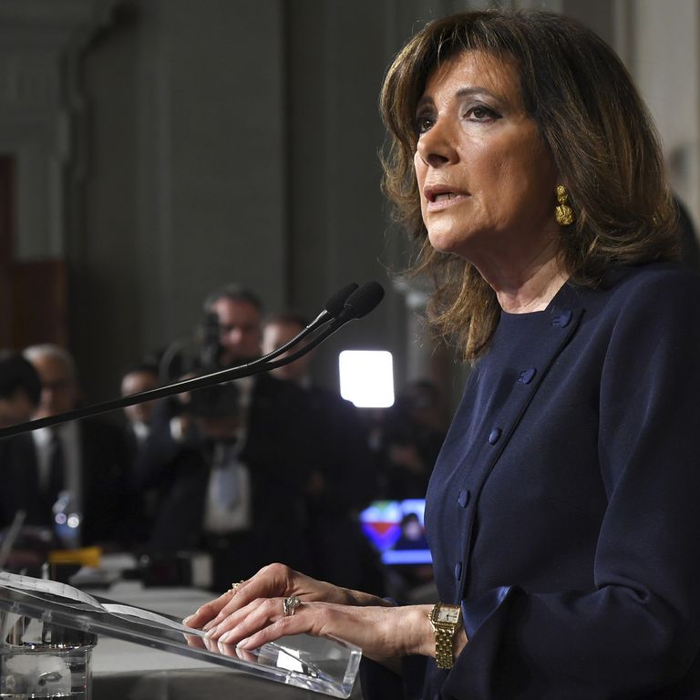 &nbsp;Elisabetta Casellati, presidente del Senato