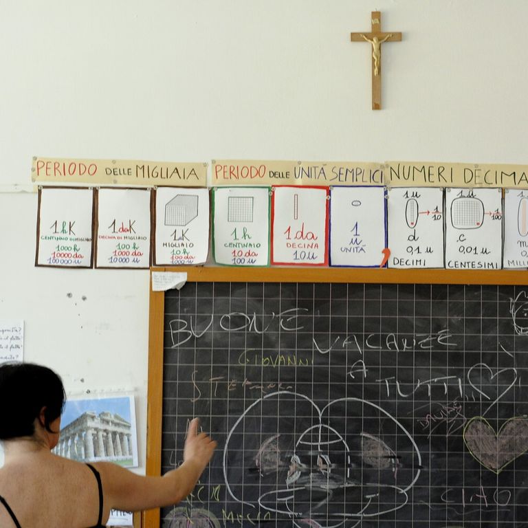 &nbsp;Un insegnante a scuola&nbsp;