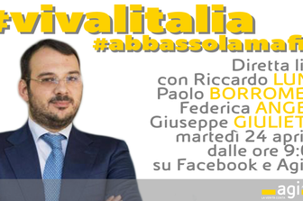 Il giornalismo contro la mafia. Appuntamento con #vivalitalia #abbassolamafia