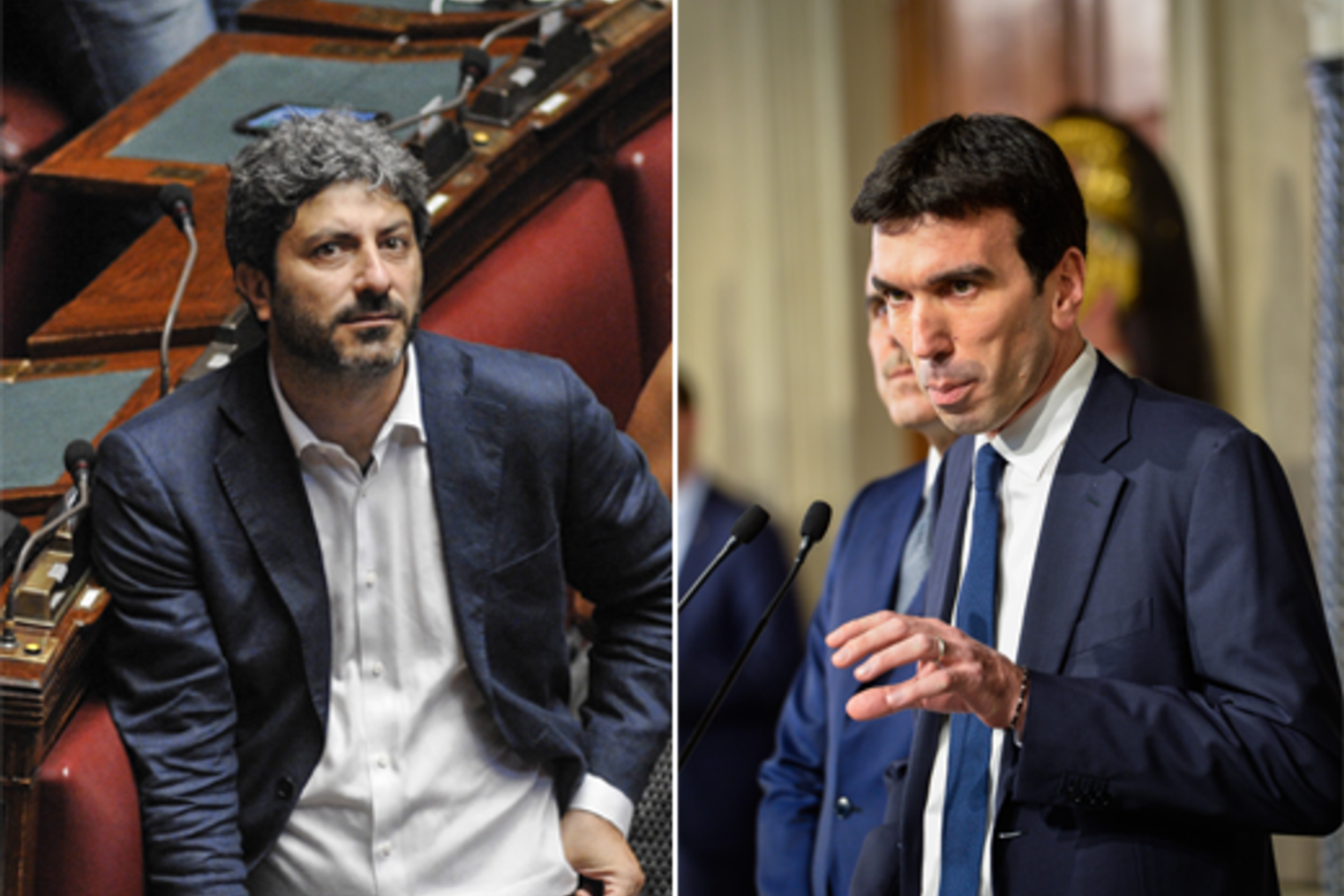 &nbsp;Roberto Fico e Maurizo Martina