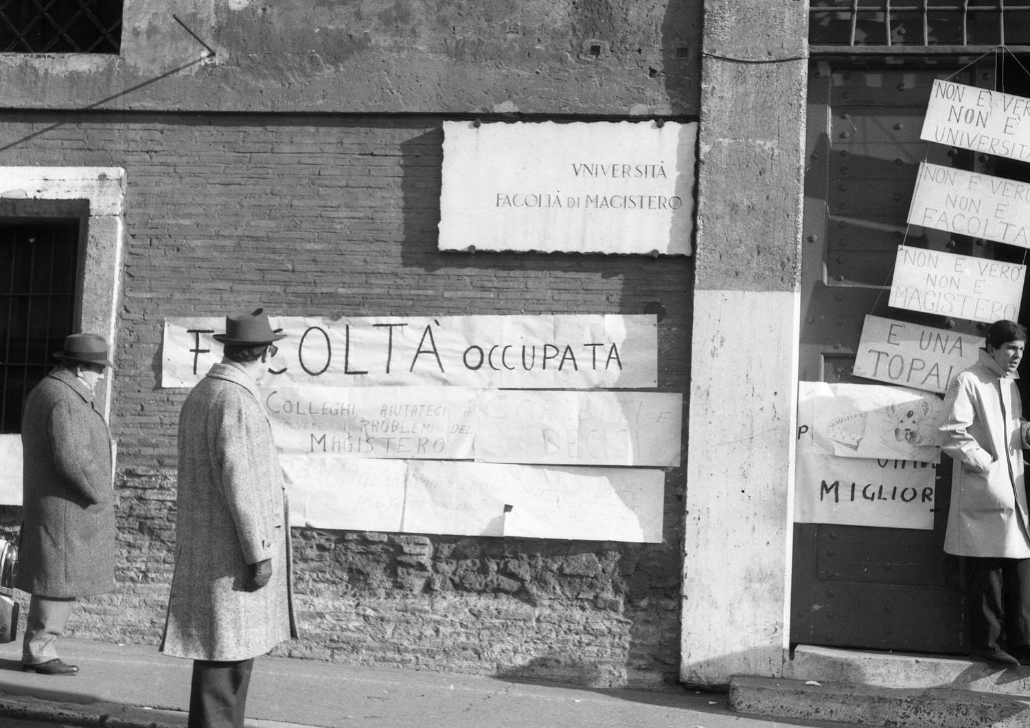 &nbsp;Roma, occupazione facolt&agrave; di Magistero, 12 febbraio.&nbsp;