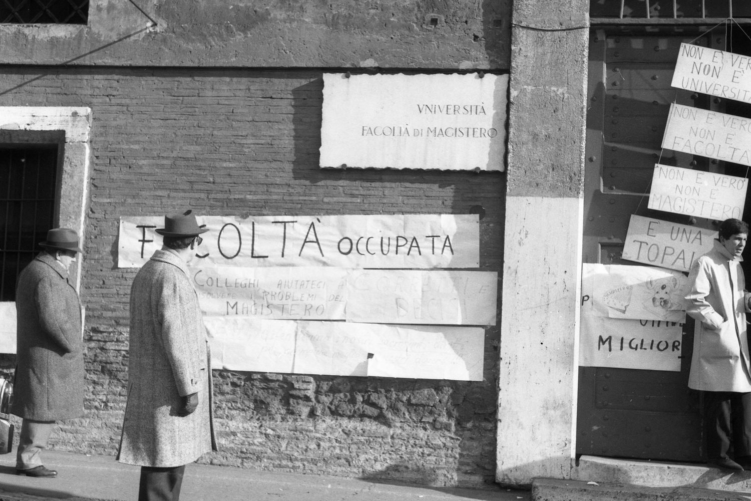 &nbsp;Roma, occupazione facolt&agrave; di Magistero, 12 febbraio.&nbsp;