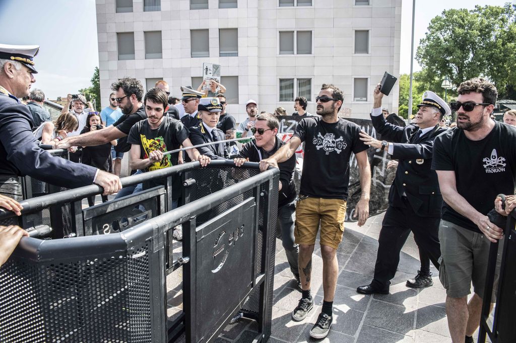 Scontri sui tornelli a Venezia&nbsp;
