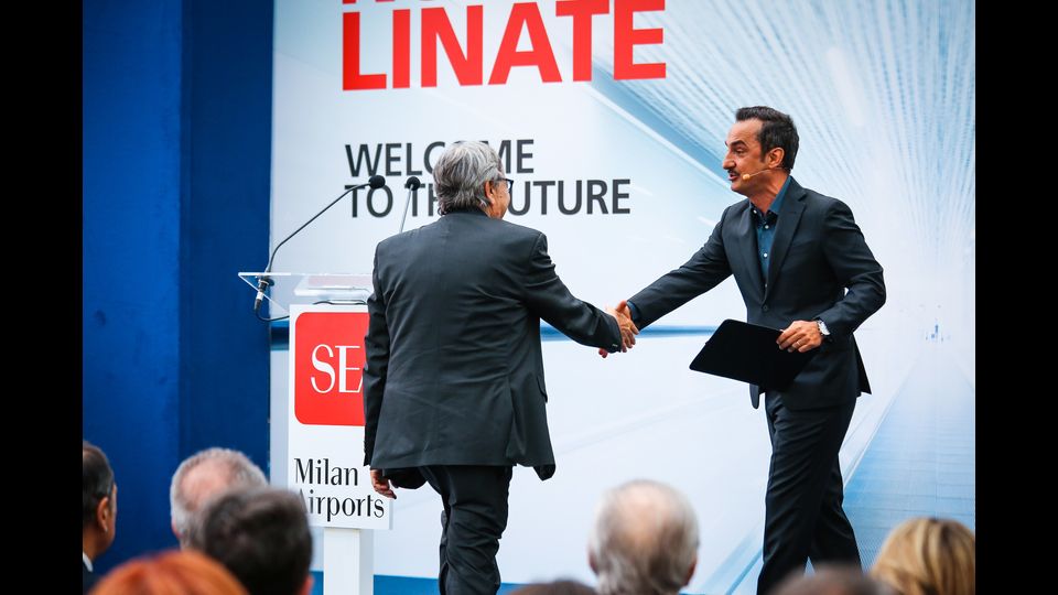 Vito Riggio (Presidente ENAC) con Nicola Savino