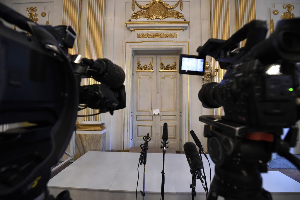 &nbsp;La sala della cerimonia dell'Accademia