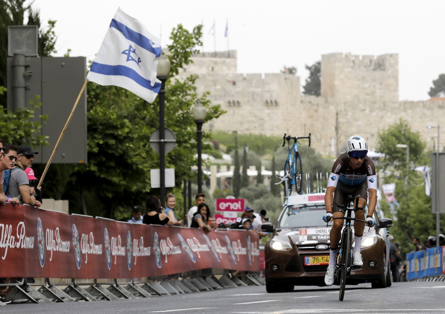 Giro d'Italia a Gerusalemme (Afp)&nbsp;