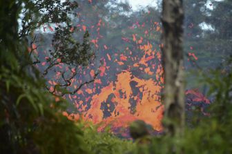L'eruzione del vulcano Kilauea alle Hawaii (Afp)&nbsp;