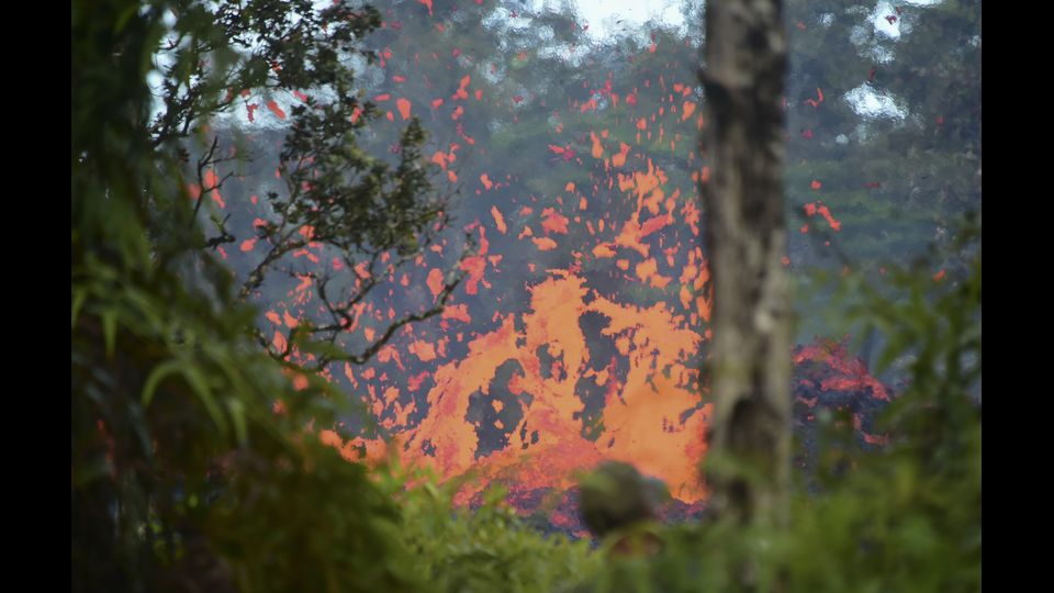 L'eruzione del vulcano Kilauea alle Hawaii (Afp)&nbsp;