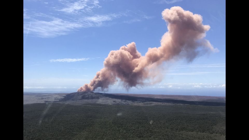 L'eruzione del vulcano Kilauea alle Hawaii (Afp) &nbsp;
