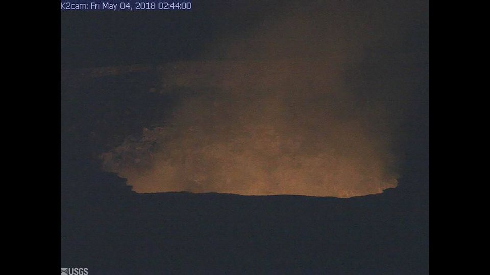 L'eruzione del vulcano Kilauea alle Hawaii (Afp)  &nbsp;