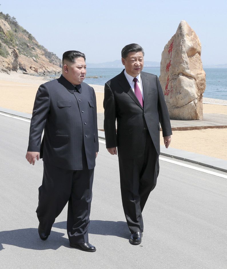 Xi Jinping - Kim Jong Un (Afp)&nbsp;
