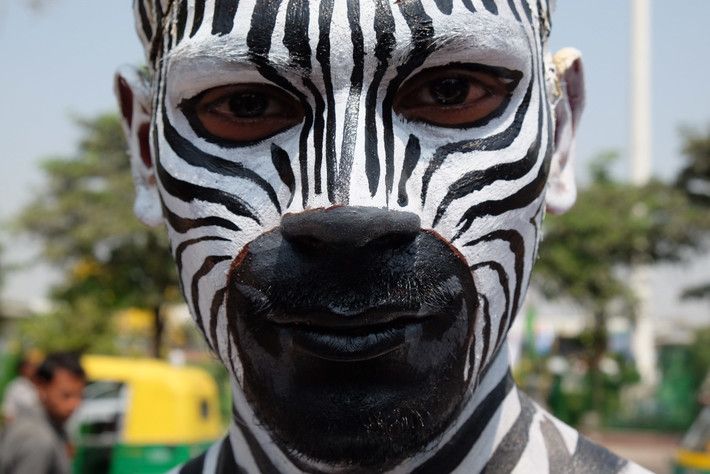 Manifestazione di attivisti per promuovere l'attenzione all'ambiente&nbsp;