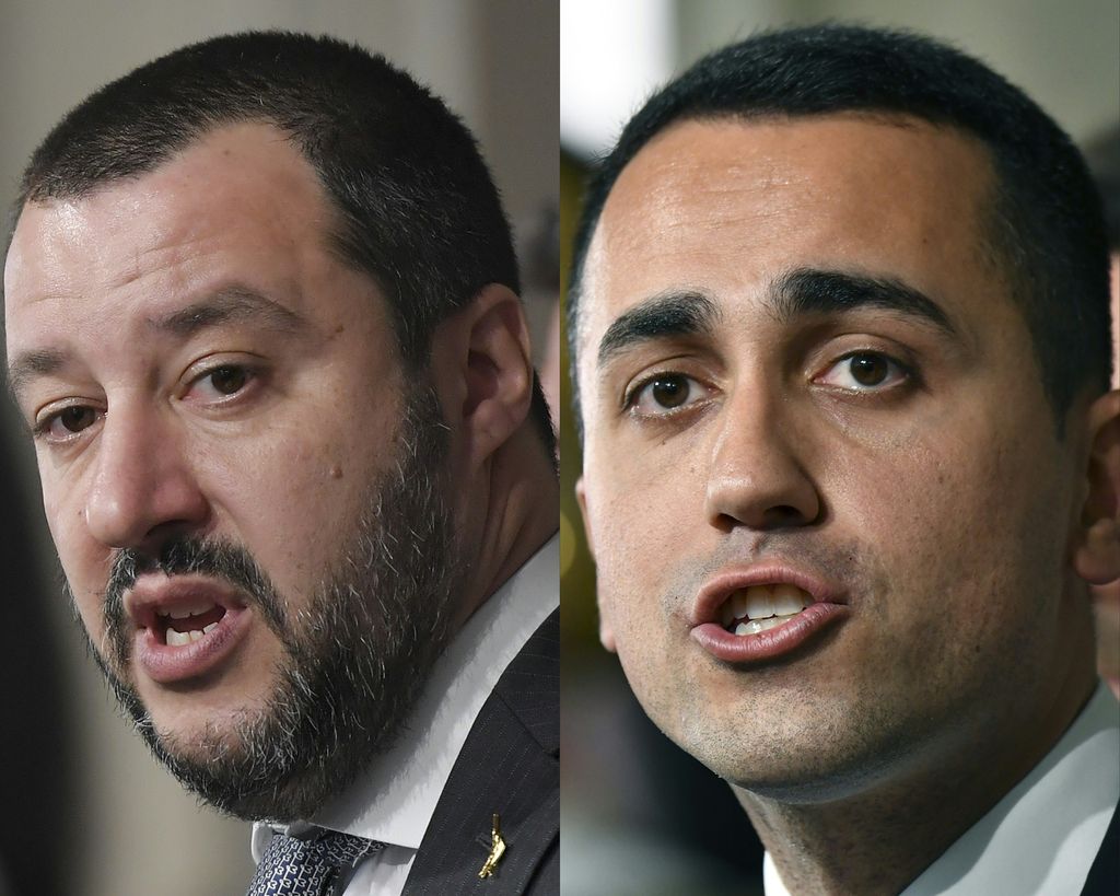 &nbsp;Matteo Salvini e Luigi Di Maio