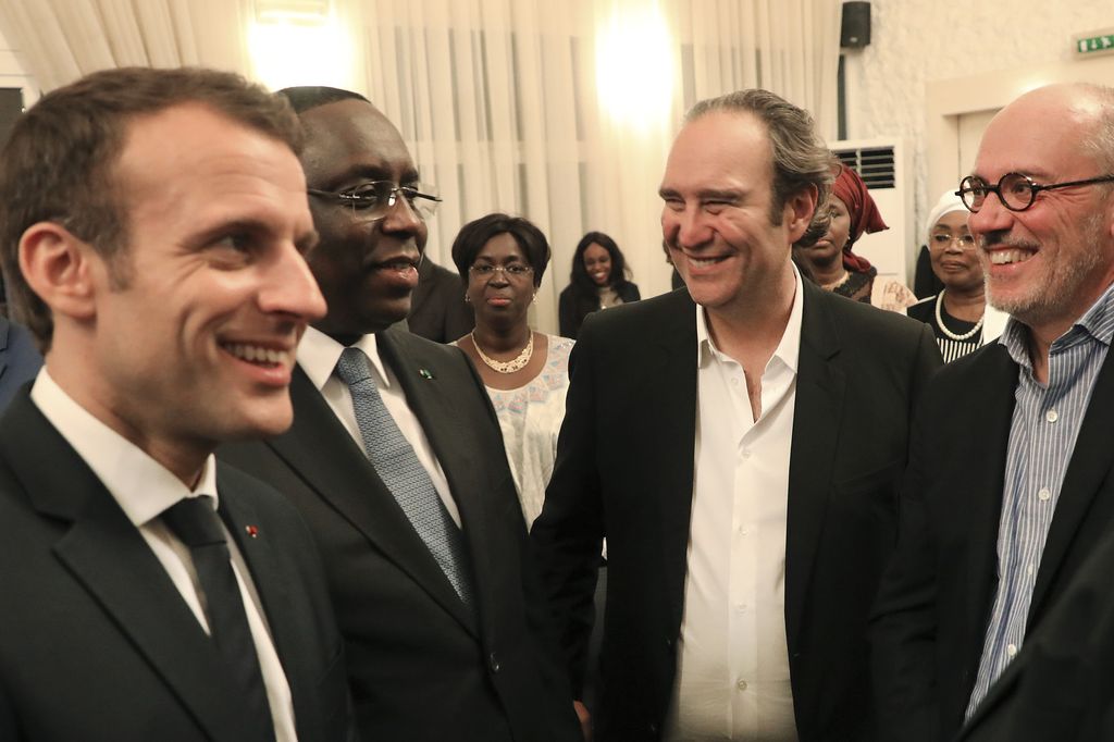 &nbsp;Emmanuel Macron e Xavier Niel