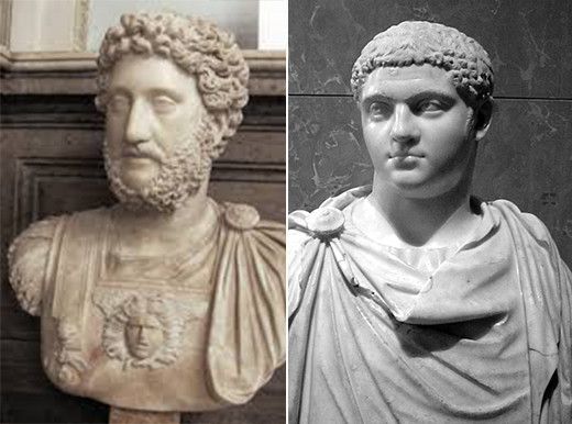 Caracalla e Geta&nbsp;