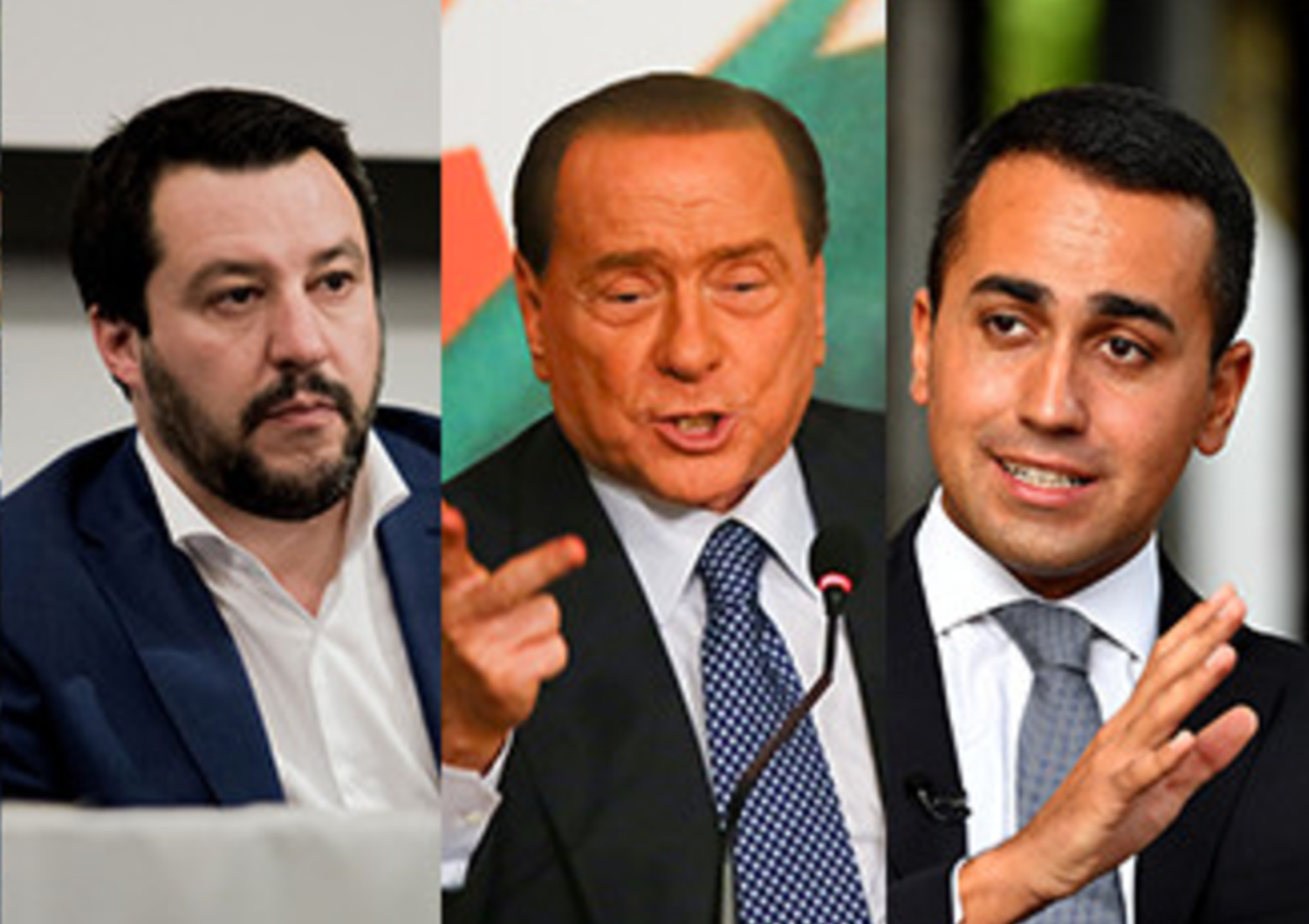 &nbsp;Salvini Berlusconi Di Maio
