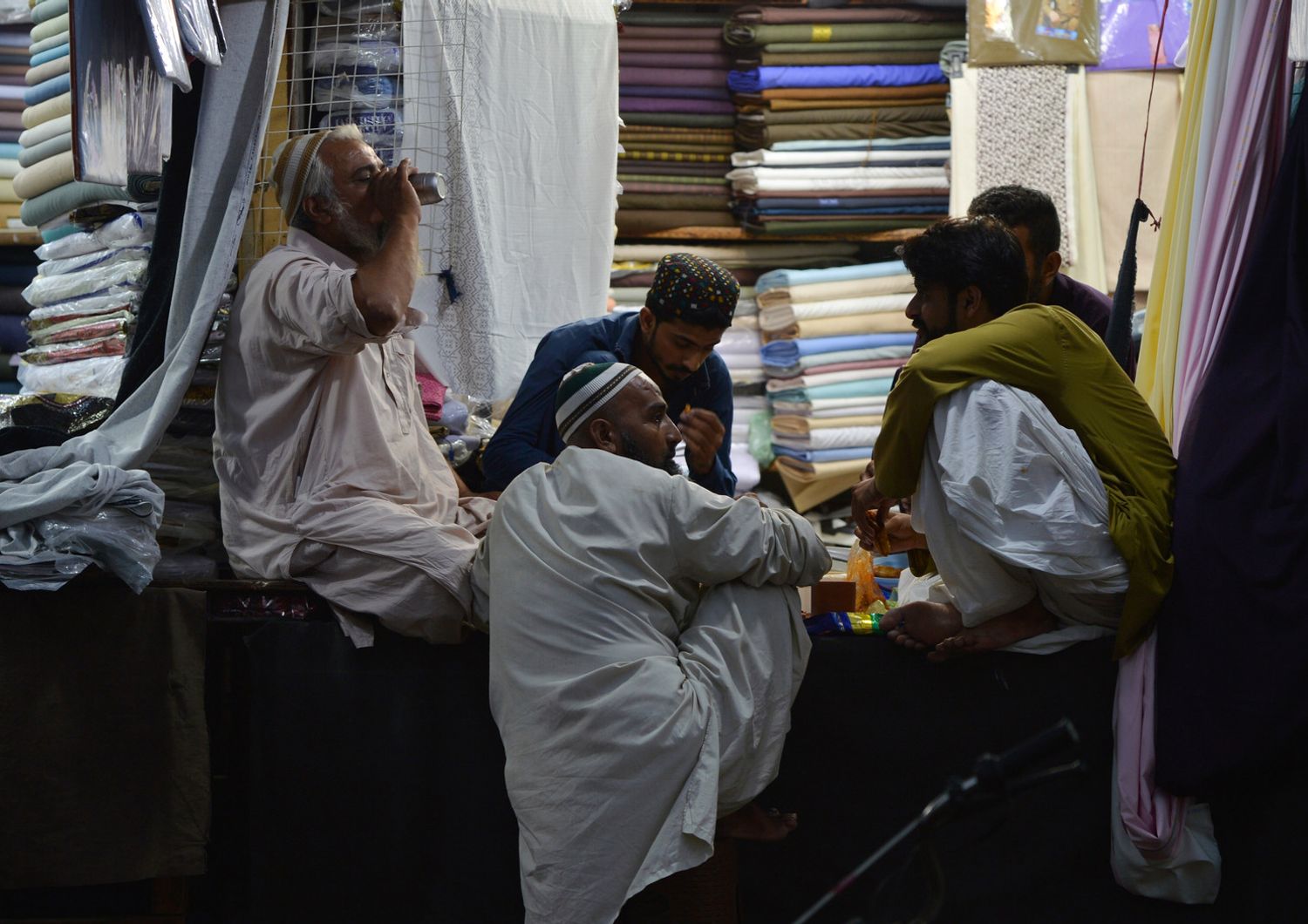 &nbsp;Commercianti di Lahore, in Pakistan