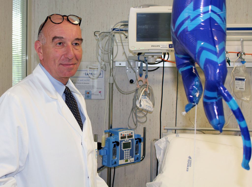 &nbsp; Bambino Ges&ugrave;: reumatologia, trovata cura per 3 malattie autoinfiammatorie. Nella foto De Benedetti Fabrizio