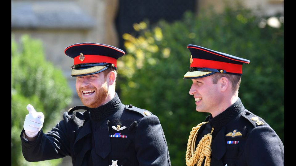 Il principe Harry con il fratello William&nbsp;