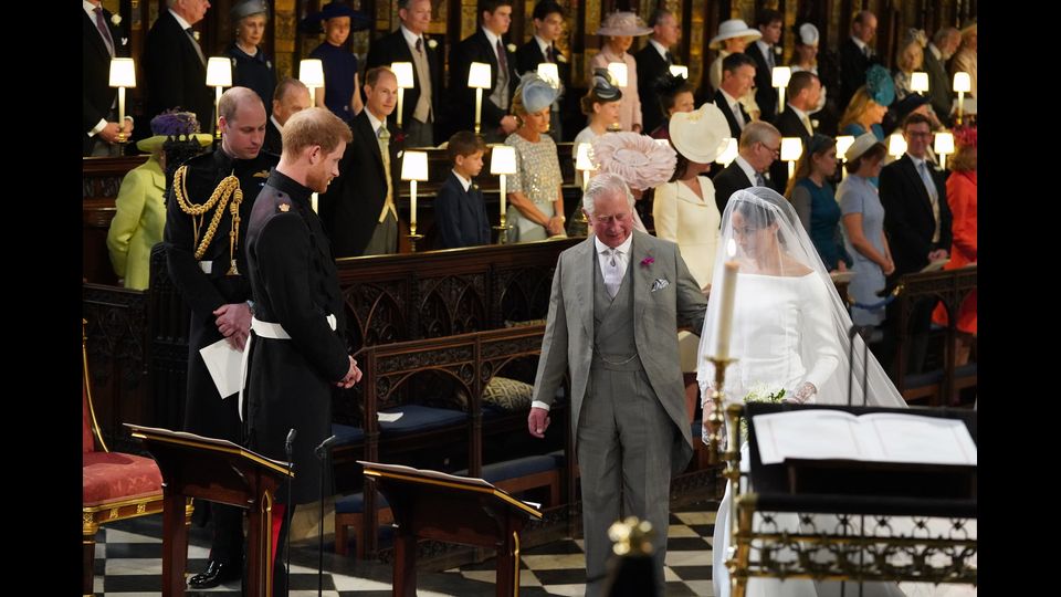 Il principe Carlo accompagna Meghan&nbsp;