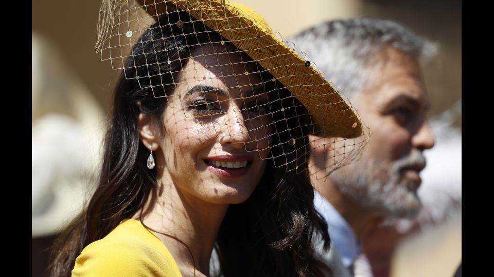 Amal Clooney e George (AFP)&nbsp;