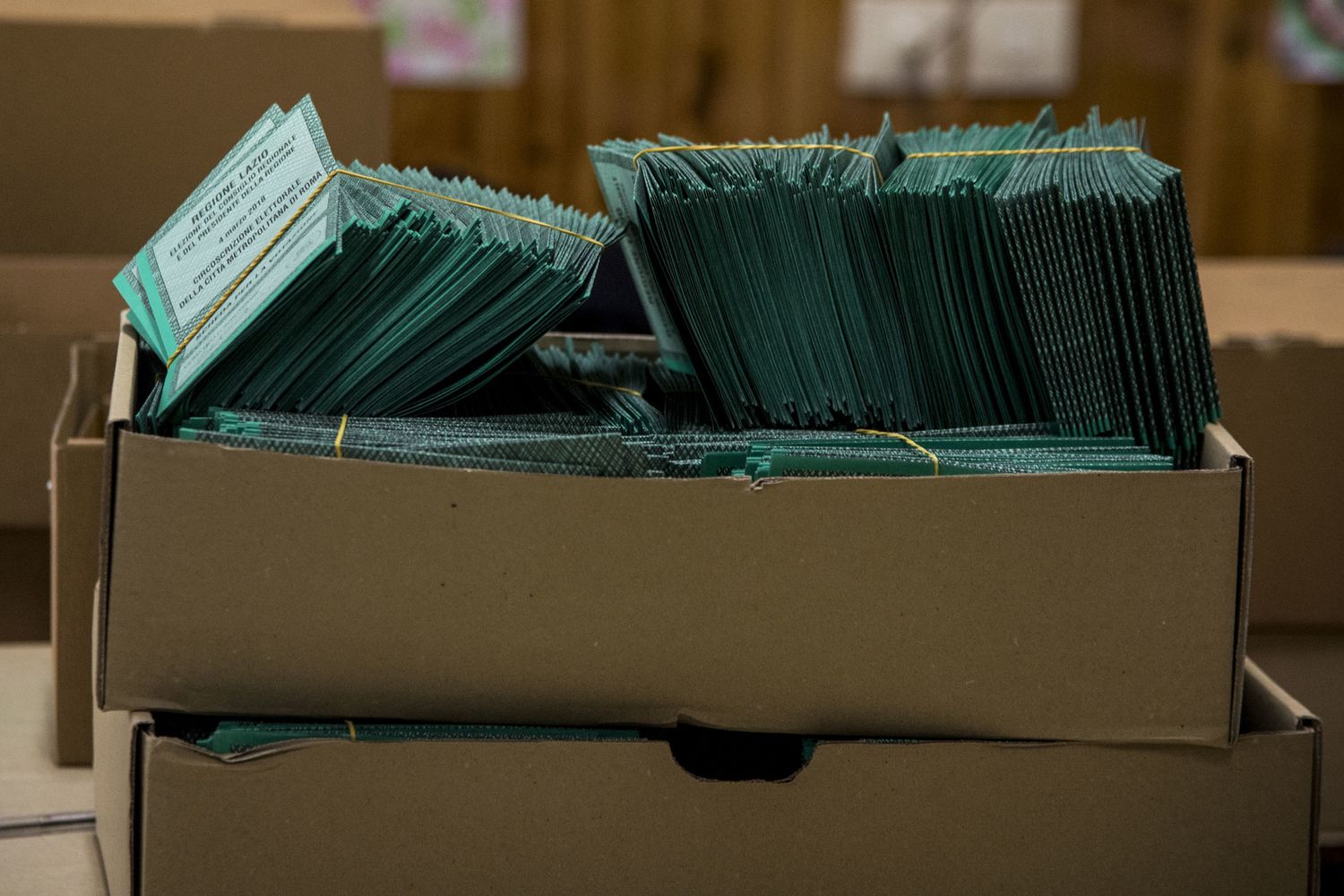 &nbsp;Schede per il voto regionale