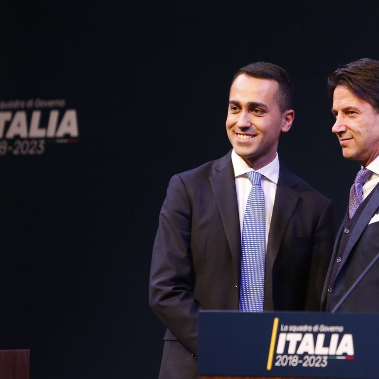 &nbsp;Luigi Di Maio e Giuseppe Conte