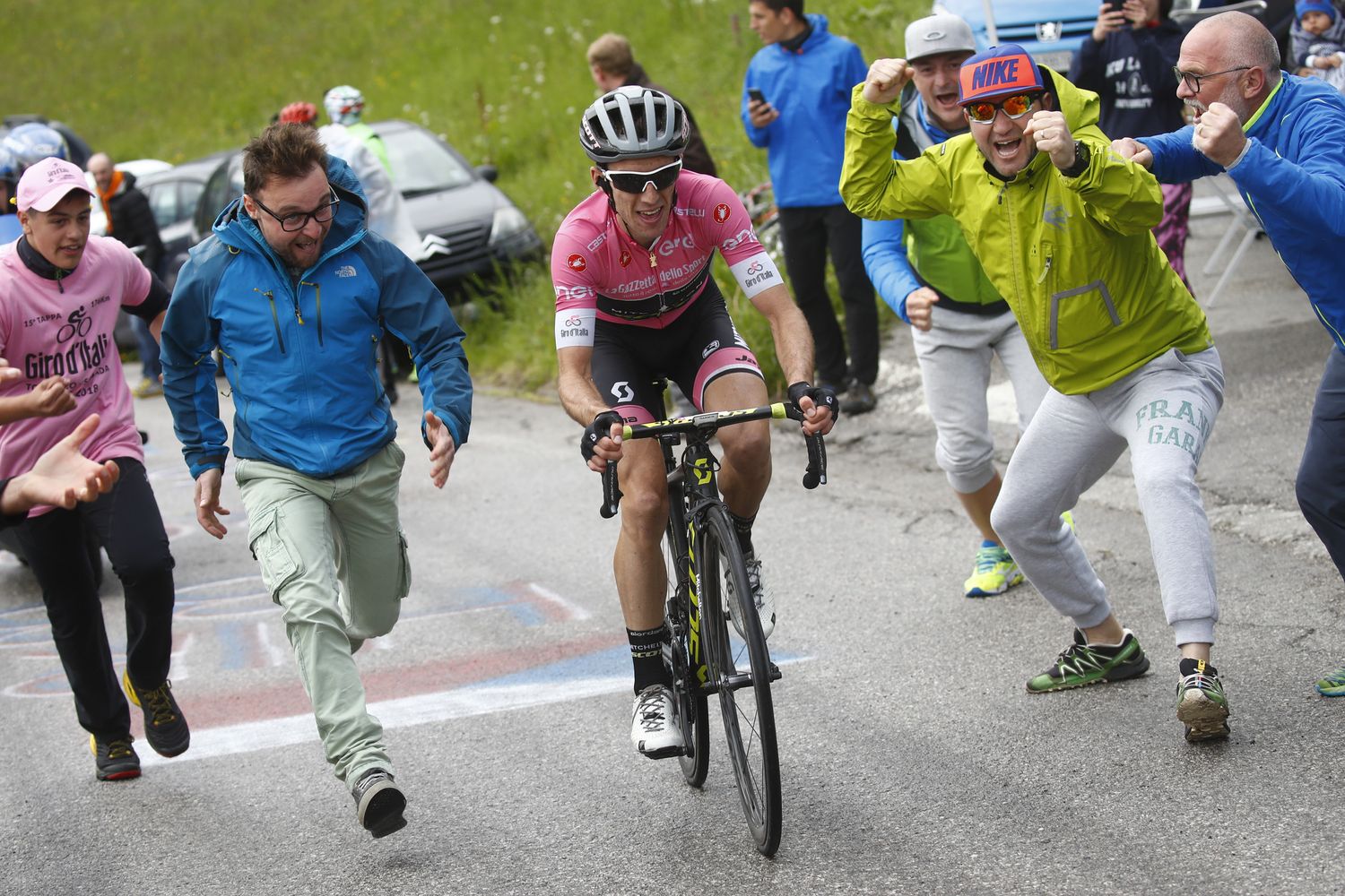 &nbsp;Simon Yates durante la 15esima tappa del Giro d'Italia 2018