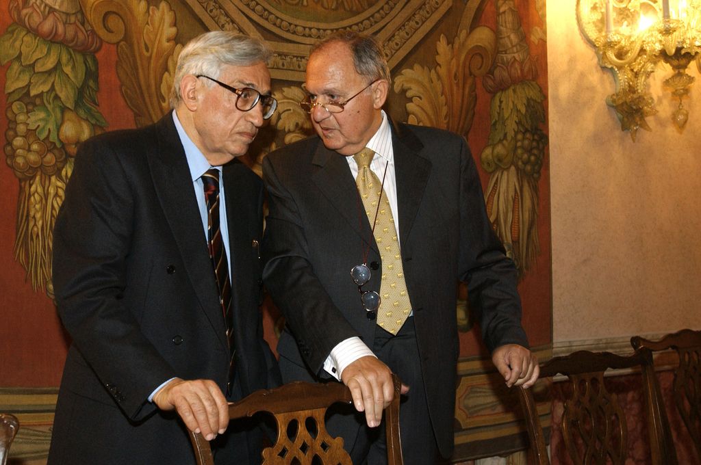 &nbsp;Paolo Savona e Antonio Fazio