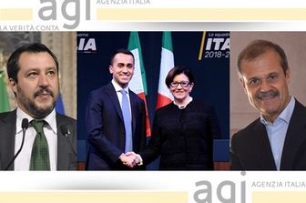 &nbsp;Salvini Di Maio Trenta Massolo