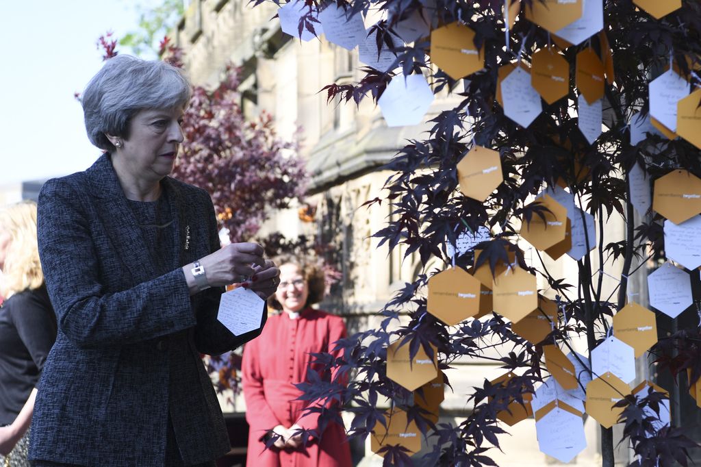 &nbsp;Theresa May a Manchester